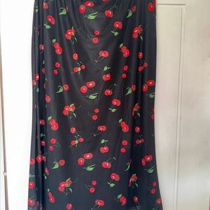 SHEIN Blue Ruched A-Line Maxi Skirt